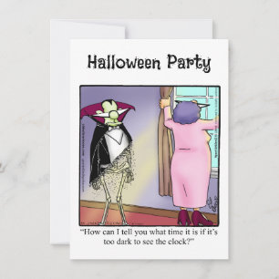 Halloween Humor Party Invitations "Spectickles" Kaart