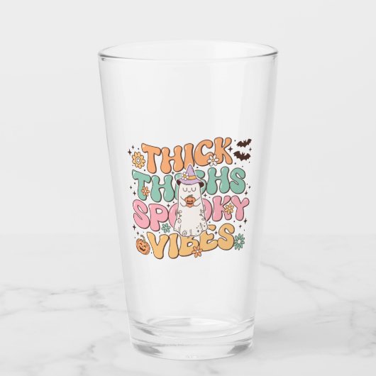 Halloween Humor Spooky Glas (Voorkant)