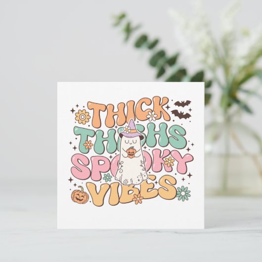 Halloween Humor Spooky Kaart (Staand voorkant)