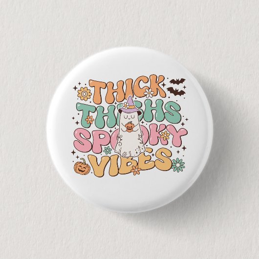 Halloween Humor Spooky Ronde Button 3,2 Cm (Voorkant)