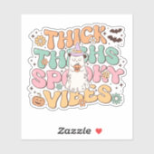 Halloween Humor Spooky Sticker (Vel)