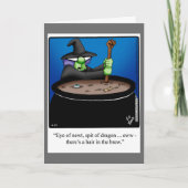 Halloween Humor Wenskaart Kaart (Voorkant)