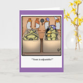 Halloween Humor Wenskaart Kaart (Gele Bloem)