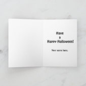  Halloween Humor Wenskaart Kaart (Binnen)