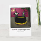  Halloween Humor Wenskaart Kaart (Voorkant)