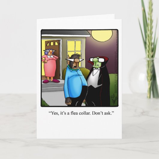  Halloween Humor Wenskaart Kaart (Voorkant)