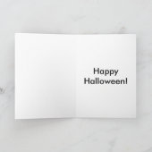 Halloween Humor Wenskaart Kaart (Binnen)