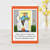 Halloween Humor Wenskaart voor Halloween Kaart (Gele Bloem)