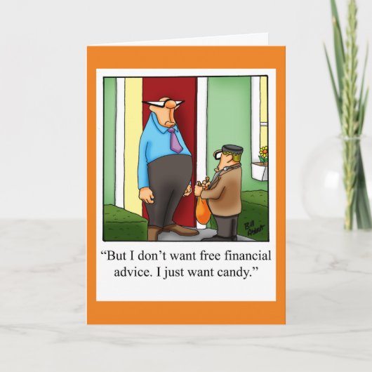 Halloween Humor Wenskaart voor Halloween Kaart (Voorkant)