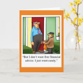 Halloween Humor Wenskaart voor Halloween Kaart (Gele Bloem)