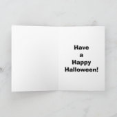 Halloween Humor Wenskaart voor Halloween Kaart (Binnen)