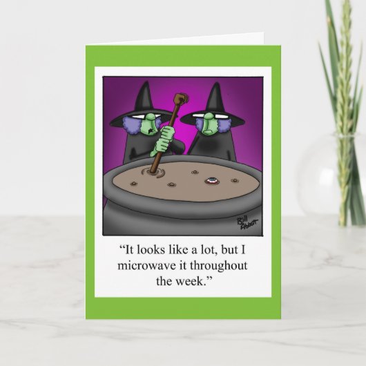 Halloween Humor Wenskaart voor Halloween Kaart (Voorkant)