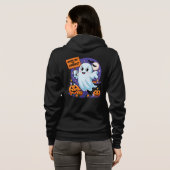 Halloween humour bonbon hoodie (Achterkant volledig)