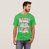 Halloween Huntrix Polaroid Lijsten T-shirt (Voorkant volledig)