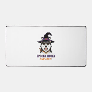 Halloween Husky T-shirt Heks Hond Vintage Grafisch Bureaumat