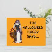 Halloween Hussy Kaart (Staand voorkant)