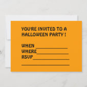 Halloween Hussy Kaart (Achterkant)