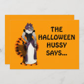 Halloween Hussy Kaart (Voorkant / Achterkant)