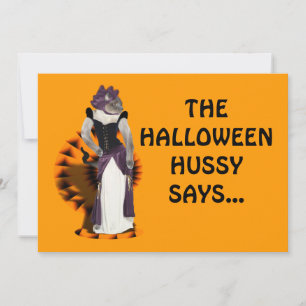 Halloween Hussy Kaart