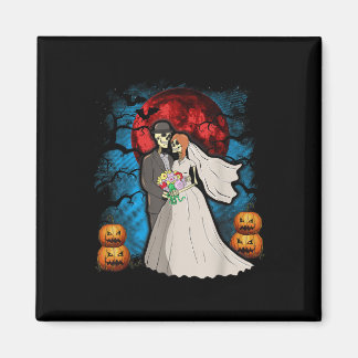 Halloween huwelijkscadeau Skeleton Paar Bruid Brui Magneet