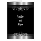 Halloween huwelijksmenu (Voorkant)