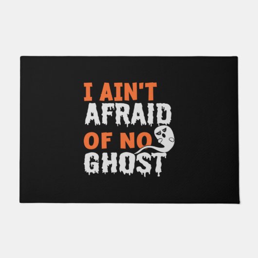 Halloween I Aint Aangraid of No Ghost Birthday Deurmat (Voorkant)