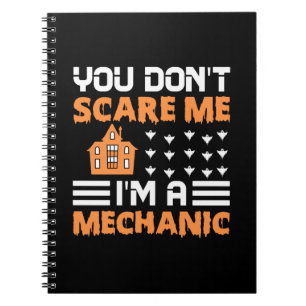 Halloween I Am A Mechanic Birthday Notitieboek