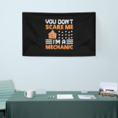 Halloween I Am A Mechanic Birthday Spandoek (Beurs)