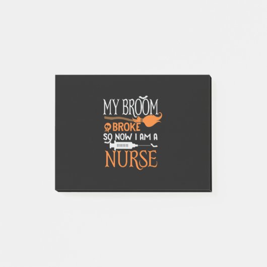 Halloween I Am A Nurse Birthday Post-it® Notes (Voorkant)