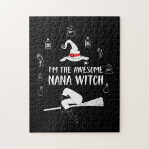 Halloween I Am Awesome Nana Witches Legpuzzel