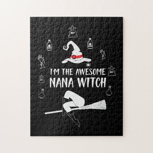 Halloween I Am Awesome Nana Witches Legpuzzel (Verticaal)