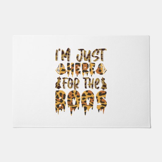 Halloween I Am Just Here For Boos Birthday Deurmat (Voorkant)