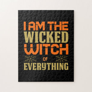 Halloween I Am The Wicked Witch Of Everything Legpuzzel