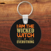 Halloween I Am The Wicked Witch Of Everything Sleutelhanger (Voorkant)