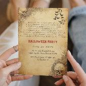 Halloween I eng gedicht Kaart