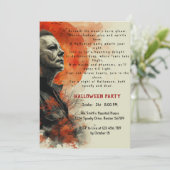 Halloween I Gedicht Kaart (Staand voorkant)