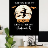 Halloween I Just Took A DNA Test Birthday Poster (Thuiskantoor)