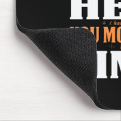 Halloween I May Look Calm Birthday Muismat (Hoek)