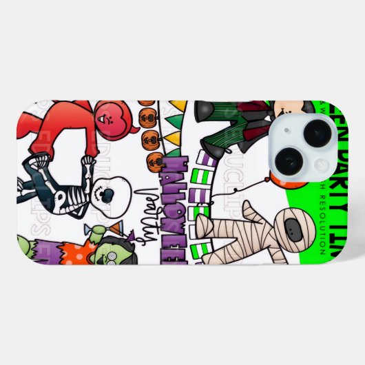 Halloween I-phone case (Achterkant (horizontaal))