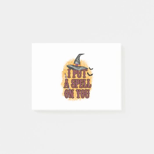 Halloween I Put A Spell On You Birthday Post-it® Notes (Voorkant)