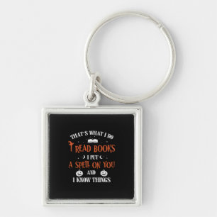 Halloween I Spell On You And Read Books Birthday Sleutelhanger