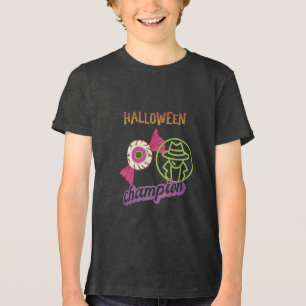 Halloween I Spy Champion Tri-Blend Shirt