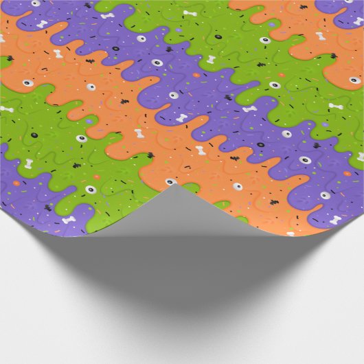 Halloween Ice Cream Cadeaupapier (Hoek)