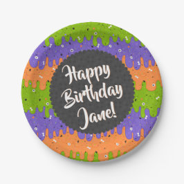 Halloween Ice Cream Papieren Bordje