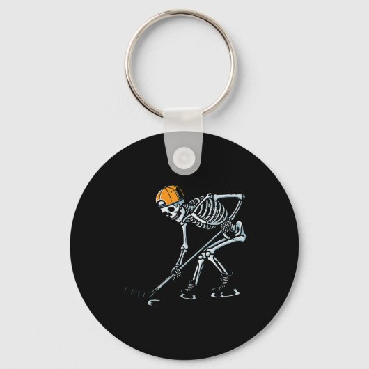 Halloween Ice Hockey Skeleton Costume Boys Kids Yo Sleutelhanger (Voorkant)