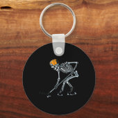 Halloween Ice Hockey Skeleton Costume Boys Kids Yo Sleutelhanger (Voorkant)