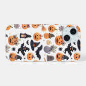 Halloween Iconen Patroon iPhone Case iPhone 15 Case (Achterkant horizontaal)