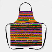 Halloween Icons striped Schort (Voorkant)