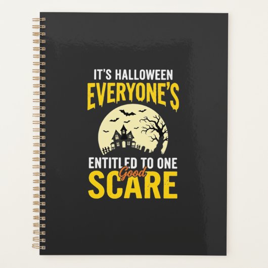 Halloween Iedereen Recht op één Schrik Ontwerp_1 Planner (Voorkant)