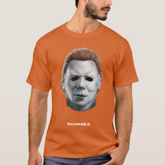 Halloween II Michael Myers groot gezichts kostuum  T-shirt